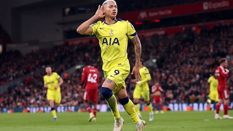 Richarlison Stuns Anfield! Spurs Save Face at Last Minute