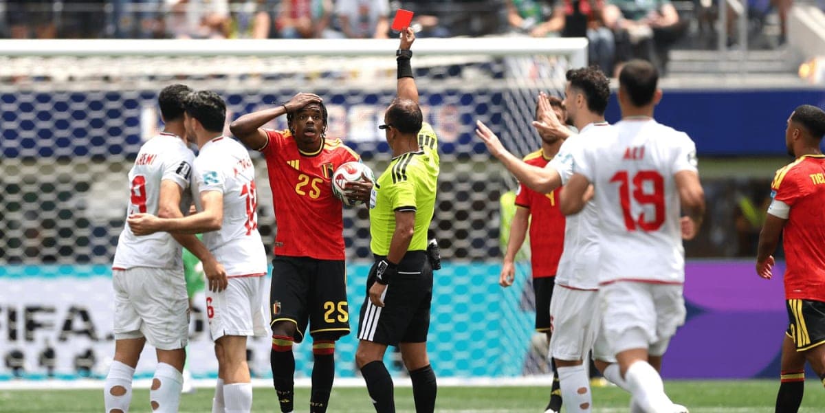 Iran 0-0 Belgium (10-man) Group G World Cup 2026 Match Report