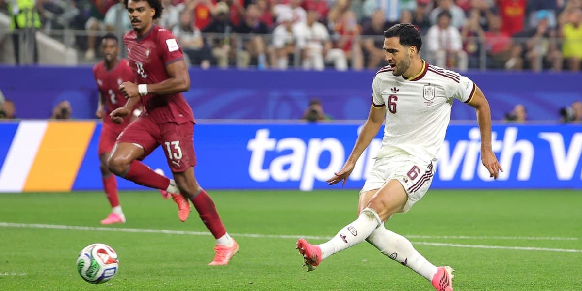 Spain beats Portugal 1-0: Merino's late goal