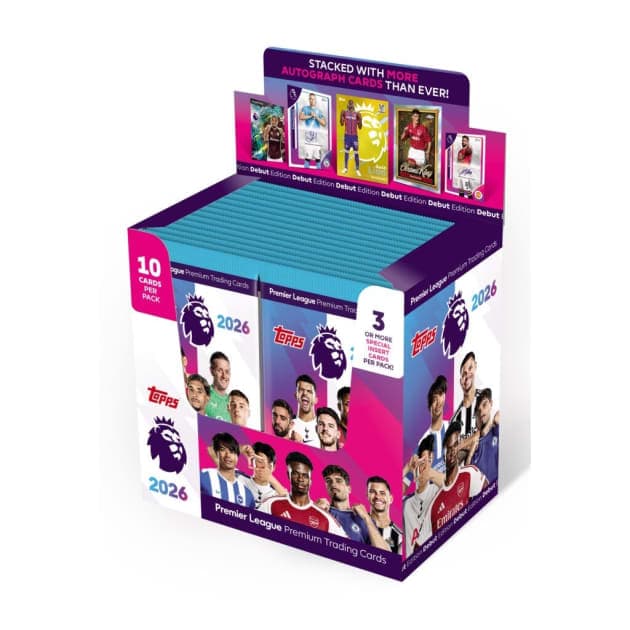 Topps launches Premier League 2025/26 Hobby Box