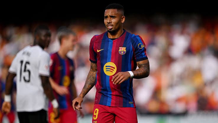 Gabriel Jesus thriving at Barcelona after Arsenal exit