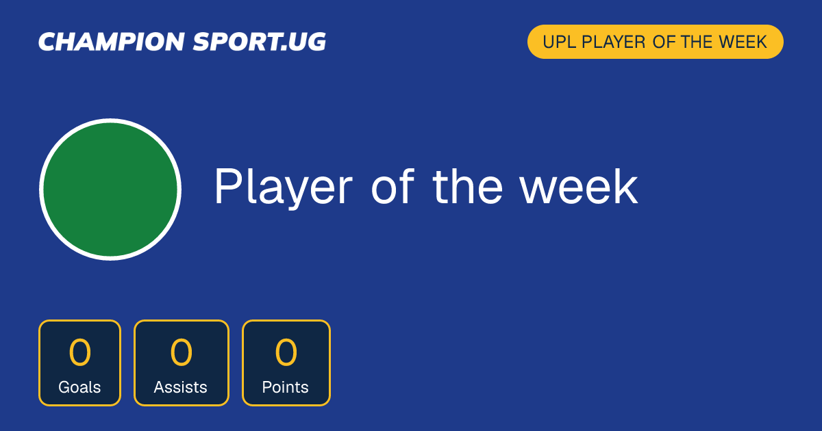 UPL player of the week: Gusto Wa Ilungo Mulongo (Vipers SC)